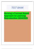 Nursing a Concept Based Approach to Learning&colon;  Reproduction 2024&sol;202