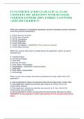 FCCS CERTIFICATION EXAM ACTUAL EXAM  COMPLETE 300&plus; QUESTIONS WITH DETAILED  VERIFIED ANSWERS &lpar;100&percnt; CORRECT ANSWERS&rpar;  &sol;ALREADY GRADED A&plus;