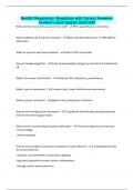 Nur652 Respiratory -Questions with Correct Answers&sol; Verified&sol; Latest Update 2024&sol;2025
