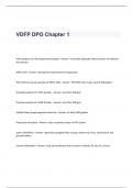 VDFP DPO Chapter 1 Exam Questions and Answers