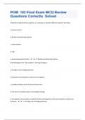 POM&vert;  182 Final Exam MCQ Review Questions Correctly  Solved &vert;80 Pages
