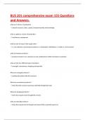 BUS 201 comprehensive exam 155 Questions and Answers&period;