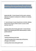 NFHS Exam Questions With 100- Correct Answers Verified Updated 2024 GRADE A&plus;&period;