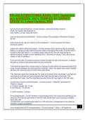 RELIAS DYSRHYTHMIA BASIC TEST Questions and ANSWERS 100- VERIFIED BY EXPERT GRADE A&plus;