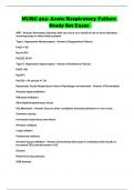 NURC 424- Acute Respiratory Failure Study Set Exam 