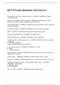 HCCP Exams Questions And Answers&period;