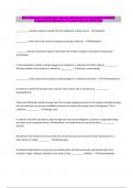 BISC 261 exam 3 &vert; Questions & Answers &lpar;100 &percnt;Score&rpar; Latest Updated 2024&sol;2025 Comprehensive Questions A&plus; Graded Answers &vert; 100&percnt; Pass