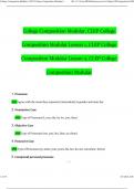 College Composition Modular&comma; CLEP College Composition Modular Lesson 1&comma; CLEP College Composition Modular Lesson 2&comma; CLEP College Composition Modular Questions and Answers 2024 &sol; 2025 &lpar;Verified Answers by Expert&rpar;