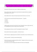 NUR204 Study Guide - study guide for exam 1 on VS&comma; pain&comma; health hx model&comma; general survey&comma; culture&comma; nutrition&comma; mental abuse &vert; Questions & Answers &lpar;100 &percnt;Score&rpar; Latest Updated 2024&sol;2025 Comprehensive Questions A&plus; Graded Answers &vert; 100&percnt; Pass