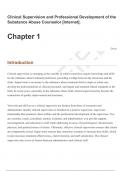 Clinical Supervision and Professional Development of the Substance Abuse Counselor  &period; Chapter 1