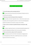 FFA Creed 2024 Questions and Answers 2024 &sol; 2025 &lpar;Verified Answers by Expert&rpar;