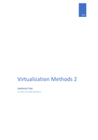 Samenvatting Virtualization Methods 2 + Oefenvragen