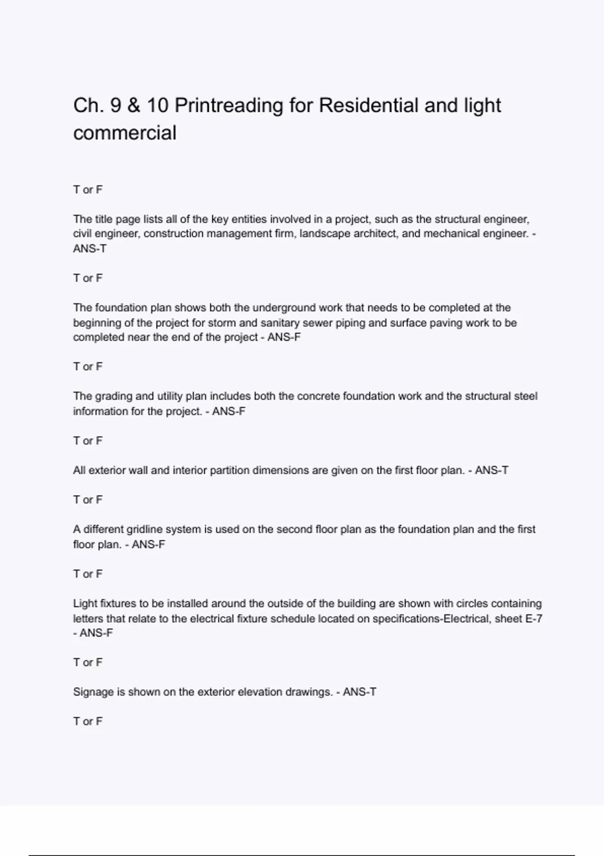 Ch. 9 & 10 Printreading for Residential and light commercial (1) - CON ...