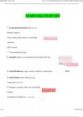 StaRN EKG study set Questions and Answers 2024 &sol; 2025 &lpar;Verified Answers by Expert&rpar;