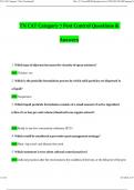 Tennessee TN CAT Category 7 Pest Control Questions and Answers 2024 &sol; 2025 &lpar;Verified Answers by Expert&rpar;