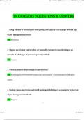 Tennessee TN Category 7 Questions and Answers 2024 &sol; 2025 &lpar;Verified Answers by Expert&rpar;
