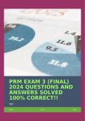 PRM EXAM 3 &lpar;FINAL&rpar; 2024 QUESTIONS AND ANSWERS SOLVED 100&percnt; CORRECT&excl;&excl;
