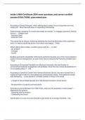  Inside LVMH Certificate 2024 exam questions and correct verified answers&sol;SOLUTIONS  guaranteed pass