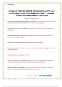 RESNA ATP PRACTICE EXAM & ACTUAL EXAM LATEST 2024-2025 COMPLETE 400 QUESTIONS AND CORRECT DETAILED VERIFIED ANSWERS ALREADY GRADED A&plus;