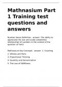 Mathnasium Part 1 Training test questions and answers&period;