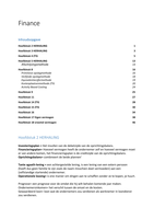 Finance samenvatting