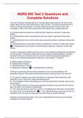 NURS 505 Final Exam &lpar;Exam 2 Questions&rpar; with Correct Answers