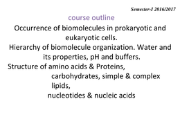 structure of biomolecules