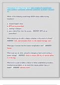 FRESENIUS PCT PRACTICE TEST 2024 &vert;COMPLETE QUESTIONS  AND CORRECT ANSWERS &vert;VERIFIED ANSWERS &vert;ALREADY GRADED  A&plus;