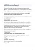 CSFA Practice Exam 2 questions and answers rated A&plus; 2024&sol;2025