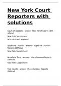 New York Court Reporters with solutions&period;