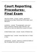 Careers in Court Reporting