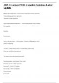 AOS Treatment With Complete Solutions Latest Update
