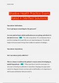 Shadow Health Practice Exam&comma; Rated A &lpar;Verified Solutions&rpar;