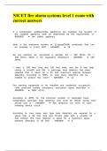 NICET fire alarm systems level 1 exam with correct answers