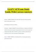 IAAP CAP Exam Study Guide With Correct Answers&period;