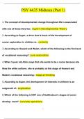 PSY 6635 Midterm Part 1 Questions and Answers &lpar;2024 &sol; 2025&rpar; &lpar;Verified Answers&rpar;