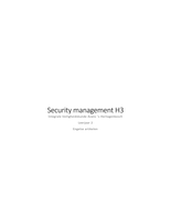 Security Management H3