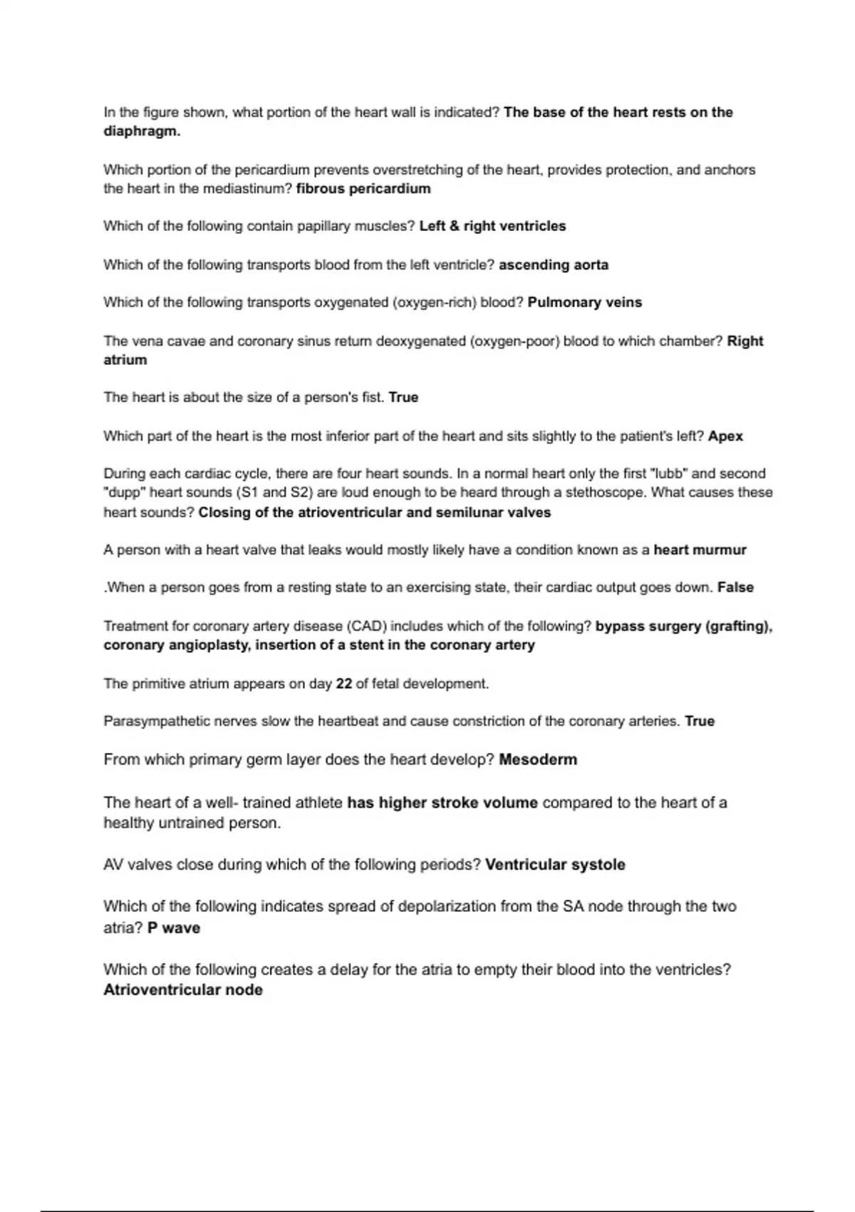 HUMAN ANATOMY AND PHYSIOLOGY QUIZ QUESTIONS visual data 3