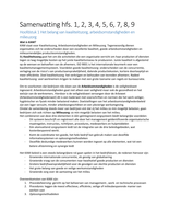 Kwaliteitsmanagement &lpar;QMV&rpar; Hfs&period; 1 t&sol;m 9