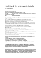 Materiaalkunde samenvatting hoofdstuk 1