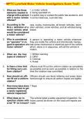 MPTC Lynnfield Motor Vehicle Investigations Exam Test&excl;&excl;