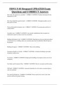 FDNY F-03 fireguard UPDATED Exam  Questions and CORRECT Answers