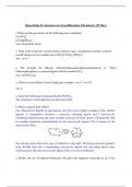 Questions & Answers on Coordination Chemistry &lpar;D Ray&rpar;