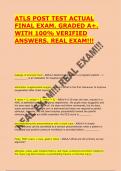 ATLS POST TEST ACTUAL  FINAL EXAM&period; GRADED A&plus;&period;  WITH 100&percnt; VERIFIED  ANSWERS&period; REAL EXAM&excl;&excl;&excl;