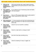 DCF Health&comma; Safety&comma; and Nutrition Exam with Verified Solutions