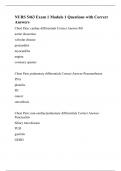 NURS 5463 Exam 1 Module 1 Questions with Correct Answers&period;
