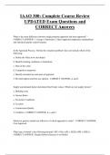 IAAO 300&colon; Complete Course Review UPDATED Exam Questions and  CORRECT Answers