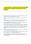Local 94 School - 475 terms to know for the RMO written exam Questions And Revised Correct Answers&period;
