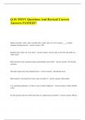 Q-01 FDNY Questions And Revised Correct Answers PASSED&excl;&excl;&period;