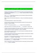 J-STD-001E Exam with correct Answers